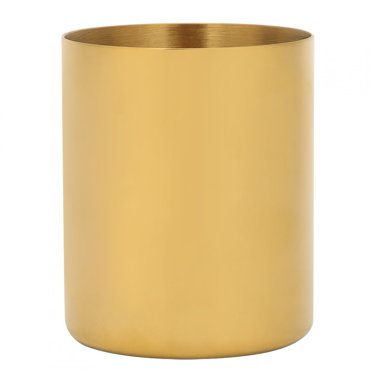 Nikou Porte-Craies de Cire en Acier Inoxydable Vases de Table Porte-Brosse de Maquillage Organisateur de Papeterie de Bureau