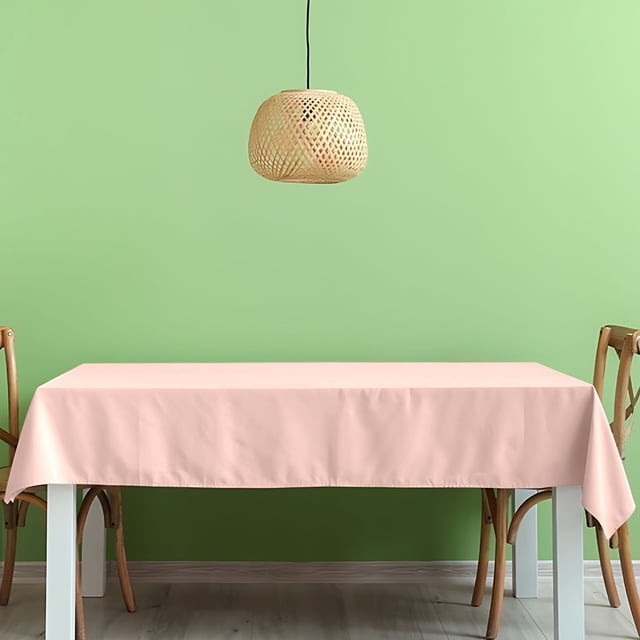 Boovnll Plastic Table Cloth Disposable, 54x108" Plastic Table Cloth for Parties Waterproof Rectangle Disposable Tablecloth for Party, Events, Weddings, Picnic, Camping, Tablecloth