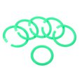 thumbnail image 1 of Unique Bargains 1.8' OD 1.4' ID Loose Leaf Rings Binder Ring, Green, 50 Pack, 1 of 6
