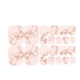 thumbnail image 1 of PVCS Waterproof Cute Toe Nail Stickers Summer Fashion Manicure Foot Stickers, 1 of 1