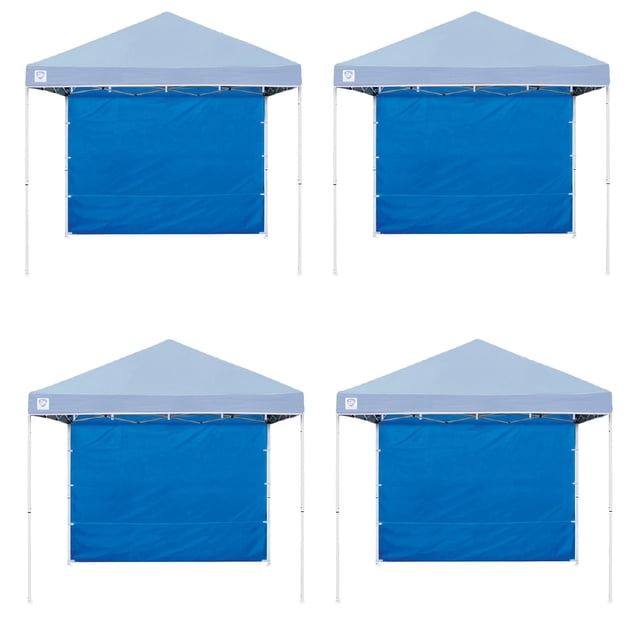 Z Shade 10ft Blue Everest Instant Canopy Tent Taffeta Sidewall Accessory(4 Pack)
