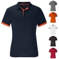 thumbnail image 1 of JDQJBZ Mens Summer Color Contrast Short Sleeve Shirt Breathable Quick Dry Business Casual, 1 of 5