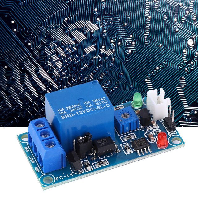 Light Control Switch Module Photoresistor Relay Module Light Sensing Switch Light Sensor Switch Photosensitive Sensor Module 12V Light Control Switch Detection Sensor Photoresistor