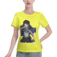 thumbnail image 1 of Women's Basic Short Sleeve T-Shirt Attacking Giant Levi Ackerman, 1 of 6