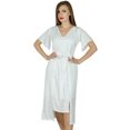 thumbnail image 1 of Bimba Womens Asymmetrical Shift Dress Mid-Calf Summer Rayon Day Dresses, 1 of 8