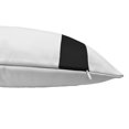 thumbnail image 2 of Versailles - Valentina Cushion Cover, 20" x 20", Machine Washable, Black, 2 of 4