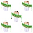 thumbnail image 1 of Transemion Wide Application Belly Dance Sequined Waist Versatile And Stylish Waist light green 5Set, 1 of 6
