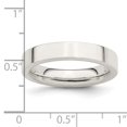 thumbnail image 2 of Bague Anneau en Argent Sterling 925 4 mm Ajustement Confortable Plat Taille 13, 2 of 2