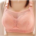 thumbnail image 1 of Plus Size Bra Women Convertible Bra Feature V-Neck Full-Figure Bra Style W-877 Pinks-a 36, 1 of 4