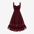 thumbnail image 3 of Mgmyaa Robe Gothique pour Femme Steampunk Vintage Robe Gothique Cintrée Froncée Costume Renaissance Robe Trapèze Fluide Costumes d'Halloween, 3 of 4