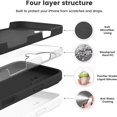 thumbnail image 4 of Dteck pour iPhone 16 Plus Étui Compatible avec MagSafe, Silicone Liquide [Doublure en Microfibre Douce Anti-Rayures] Étui de Téléphone Antichoc pour iPhone 16 Plus 6,7 Pouces, Rose, 4 of 6