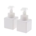 thumbnail image 1 of 2Pcs 250ml Square Foam Lotion Liquid Pump Bottle Dispenser Vials Jar White, 1 of 8