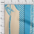 thumbnail image 2 of oneOone Polyester Spandex Sky Blue Fabric Tropical Fabric For Sewing Printed Craft Fabric By The Yard 56 Inch Wide, 2 of 5
