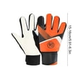 thumbnail image 3 of Youth Rubber Grip Goalkeeper Gloves Wallop Resistant Football Soccer Training Protective Sports Gear in Small Medium Large Sizes, 3 of 6