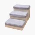 thumbnail image 4 of Pet Dog Stairs, Pet Steps, Climbing Ladder Soft, Removable Cover, Non Slip Puppy Stairs, Ramp Ladder for Dogs, Indoor, Climbing, Kitty, Puppy 3 Ladder 60x35x30cm, 4 of 8
