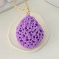 thumbnail image 1 of Meitianfacai Honeycomb Bath Ball Bath Sponge Non-scattering Super Soft Sponge Multiple Colors Optional Suitable For Bathroom Kitchen, Purple, 1 of 1