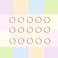 thumbnail image 3 of MasteelfCA 200 Pcs Anneaux à Ressort Dorés 6x5 mm Boucle de Sac Cercle Fendu Anneaux de Porte-Clés en Acier Inoxydable, 3 of 5