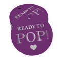 thumbnail image 1 of Inkdotpot Pack Of 100 Real Silver Foil Paper Tags Ready To Pop Baby Shower Favor Hang Tags, 1 of 6
