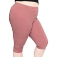 thumbnail image 1 of Stretch Is Comfort Women's Plus Size Knee Length Leggings| Adult X-Large - 7x, 1 of 5