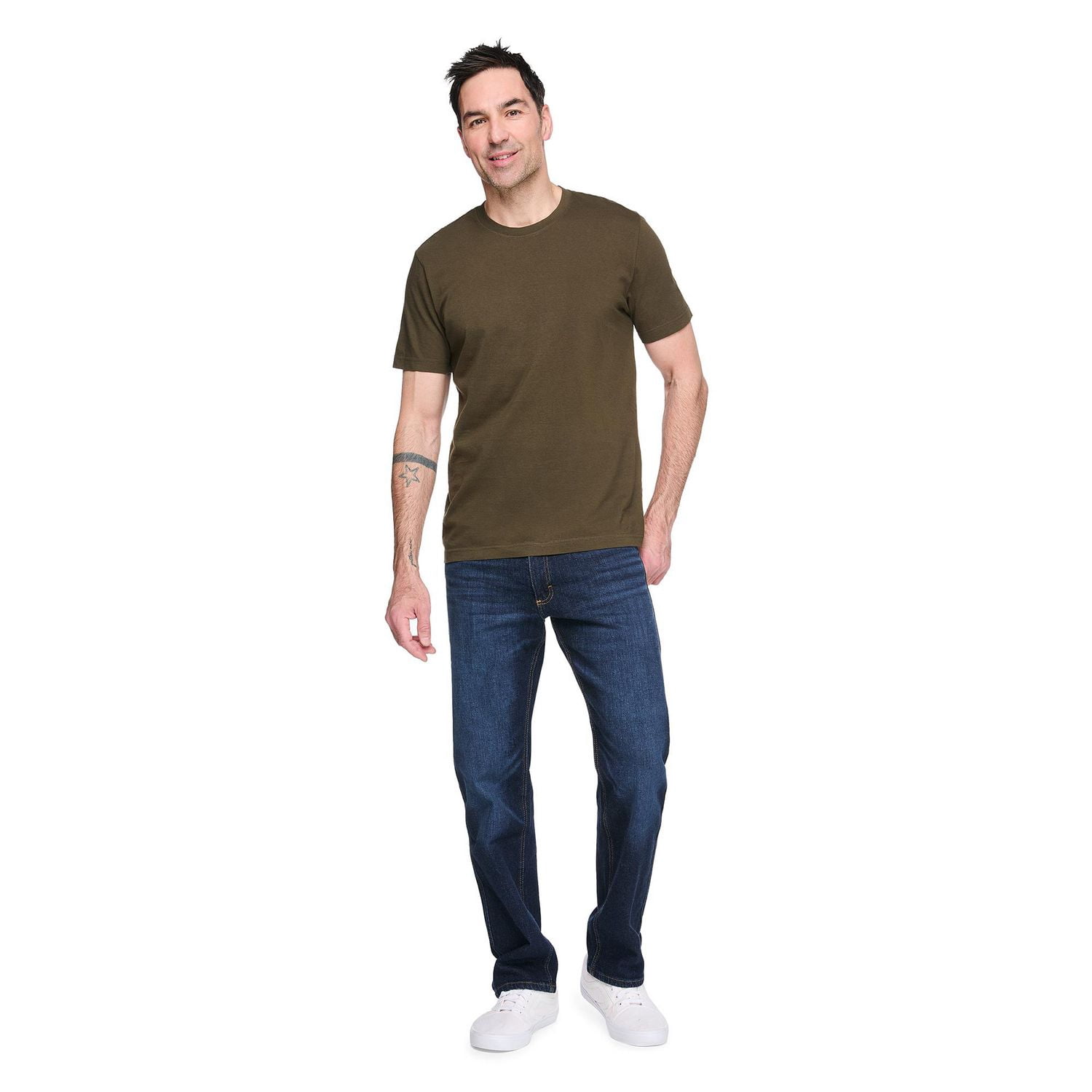 T-shirt à encolure ras du cou George pour hommes
