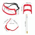 thumbnail image 3 of TFixol Trousse de Coiffage pour Barbe pour Hommes avec Outil de Modelage Rouge, Crayon Traceur Blanc, Guenille et Guide de Encolure pour un Soin Précis, 3 of 6