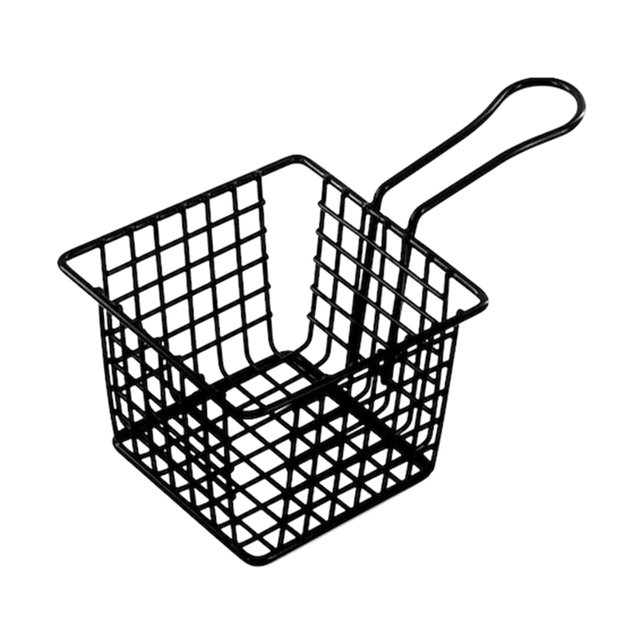 simhoa Deep Fry Basket French Fries Basket Mesh Skimmer Sifter Kitchen Cooking Tool Small