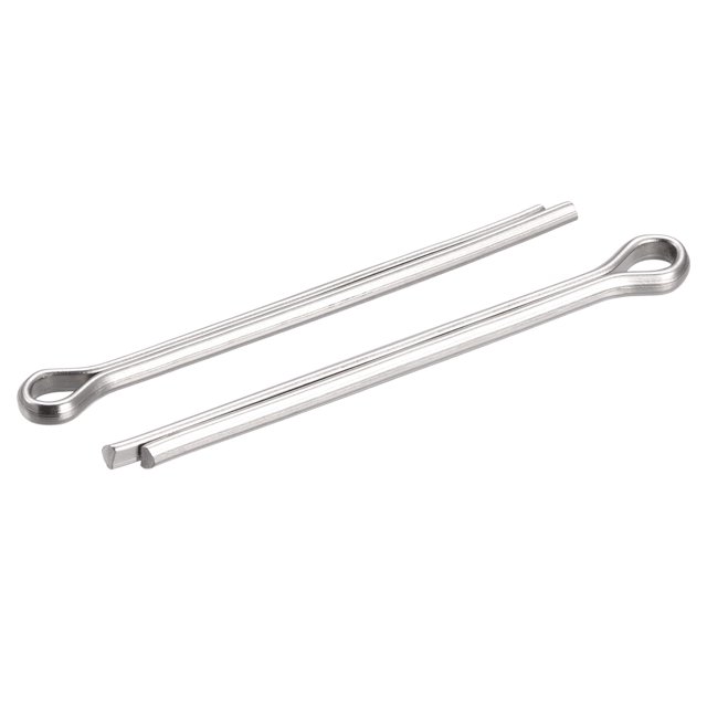 Unique Bargains Split Cotter Pin, 4x50mm Stainless Steel Clip Fastener Fitting Silver 30Pack
