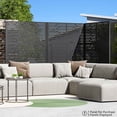 thumbnail image 2 of Modern Shade Écran d'Intimité en Métal 4 X 6 Pi, Panneau Décoratif Modulaire, Clôture Extérieure Autoportante Résistante aux Intempéries et Séparateur de Jardin (Code Métro), 2 of 7