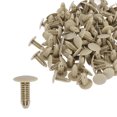 thumbnail image 5 of Unique Bargains 100 x 6mm Hole Plastic Rivets Fastener Push Clips Khaki for Car Auto Fender, 5 of 5