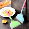thumbnail image 4 of 2 Pieces Spatula Non-stick Wide Turner Heat Resistant Pancakes Fried Cookware, Green, 4 of 9