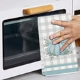 thumbnail image 4 of Wzzjkit Pumpkin Striped Kitchen Maple Leaf Text Dishwashing Kitchen Dishwashing Bathroom Hand, 4 of 6