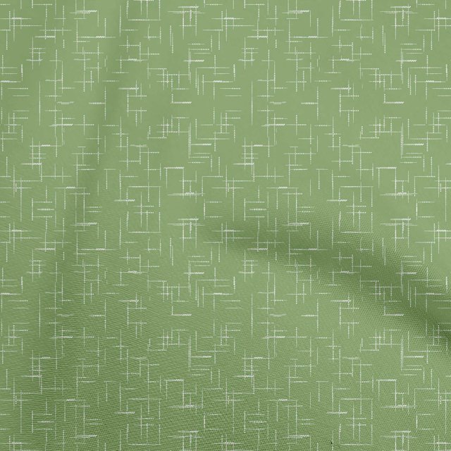 oneOone Viscose Chiffon Pear Green Fabric Abstract Sewing Material Print Fabric By The Yard 42 Inch Wide
