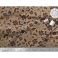 thumbnail image 2 of Soimoi Polyester Crepe Fabric Flower Artistic Print Fabric by The Yard 42 Inch Wide, 2 of 3
