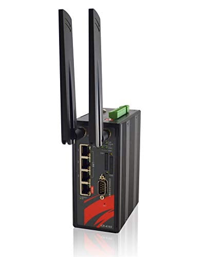 ICR-4103-A - Ethernet Industrial LTE/4G Router, DIN Rail Mount, Hardened -40 to +75 Celsius