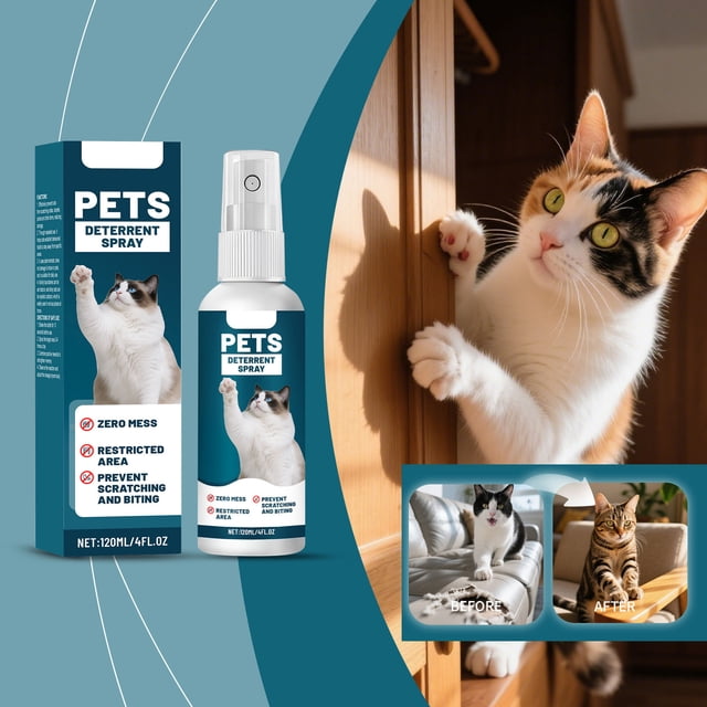 Tyidzon Pet Behavior Guidance Spray Furniture Protection Anxiety Relief For Multi-Pet Families Irritant-Free 120ml