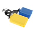thumbnail image 2 of High and Low Sound Multicolor Cow Bell Percussion Noisemaker Cattlebell Drum Double Mounted Bell Set Accessories , Style C, 2 of 8