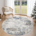 thumbnail image 1 of x Area Rug Living Room Rugs Washable Neutral Modern Abstract Soft Thin Large Rug Indoor Floor No Slip Rug Carpet for Bedroom Under Dining Table Home Office Decor Grey, 1 of 9