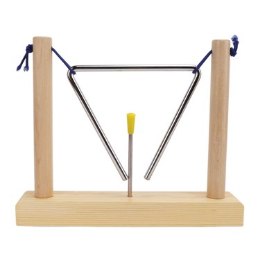 Playing Triangle Instrument,Hand Percussion Triangle Musical Trianglewith Striker Music Triangle Finely Tuned Performance