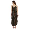 thumbnail image 4 of Inkmeso Robe d'Été Aguichant Imprimée pour Femmes à Bretelles Spaghetti, Robe Maxi Décontractée de Plage et de Villégiature, 4 of 7