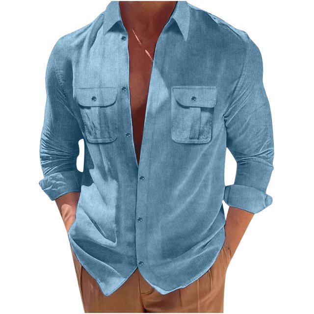 RKSTN Cardigan pour Homme Décontracté Mode Col Rabattu Chandail Uni Manches Longues Hauts en Coton Décontractés Stylés pour l'Automne