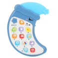 thumbnail image 1 of LYUMO Children Phone Toy Moon Shape Kid Educational Mobile Phone Teether Toy with Music Effect, Phone Toy Teether, Phone Toy, 1 of 8