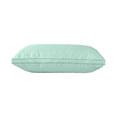 thumbnail image 2 of EazyTech Queen Size Knitted Weave Pillow 20x30 Inches Super Soft Breathable Removable Cotton Cover for Comfortable Sleeping Support Green, 2 of 6