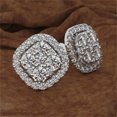 thumbnail image 2 of Héliisoer Dames Mode Diamant Boucles d'Oreilles Ensemble de Trois Pièces, 2 of 8