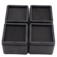 thumbnail image 1 of TOPINCN 4PCS Durable Stackable Bed Risers Black Square Moisture-proof Insect-proof Furniture Legs, Furniture Riser,Furniture Legs, 1 of 8