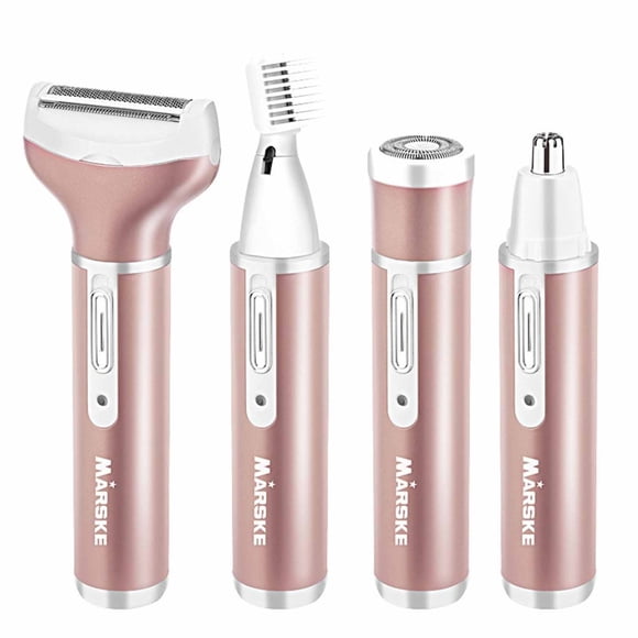 EGNMCR 4 In 1 Eyebrow And Hair Remover, Electric Razors For Women ,lectric Shaver For Women-Painless Cordless,USB Rechargeable Portable Face Shavers For Women Electric Razors