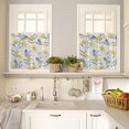 thumbnail image 4 of Botanical Prints Kitchen Curtains Twig Leaves Valances for Windows, Plant Short Curtains & Drapes 3PCS Blackout Curtains Rod Pocket Kitchen Curtains and Valances Set Tier Curtains for Bathroom, 4 of 5