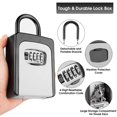 thumbnail image 2 of Boîte à Clé Extérieure Étanche Sécurité Combinaison 4 Chiffres Nouvelle G6 Lockbox T4A7, 2 of 8