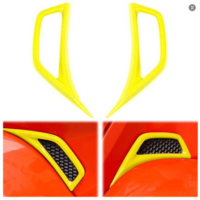 2pcs Car Wheel Eyebrow Side Air Inlet Cover Sticker Trim For Jeep JL Gladiator JT 2018+ Air Conditioning Vent Outlet Decoration