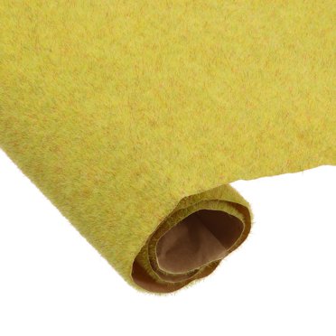 Unique Bargains Tapis de Gazon Artificiel 13,8 Pieds x 39 Pieds Jaune Doré Gazon Artificiel Réaliste pour Décoration de Jardin Pelouse Table de Sable