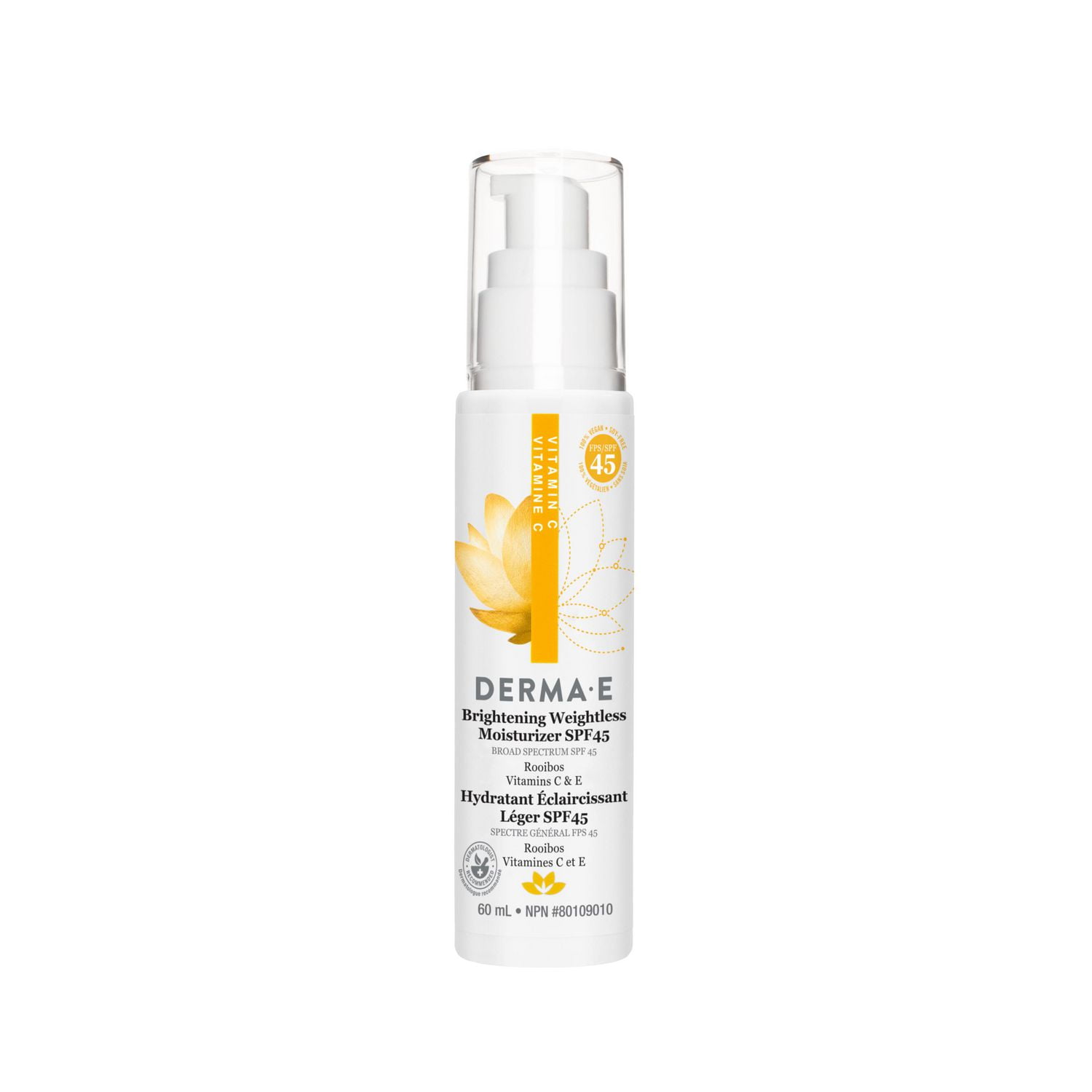 DERMA E Brightening Weightless Moisturizer SPF45